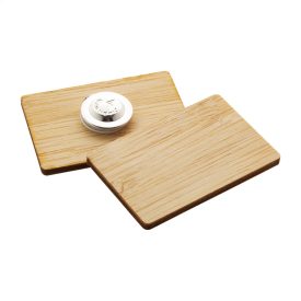 BooBadge bambusz kitűző