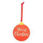 Skaland karácsonyfadísz, feliratos