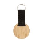 Stropp bambusz kulcstartó, kör