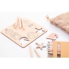 Ravya karácsonyi színezős formakereső játék