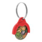 Token kulcstartós bevásárlókocsi érme