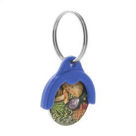 Token kulcstartós bevásárlókocsi érme