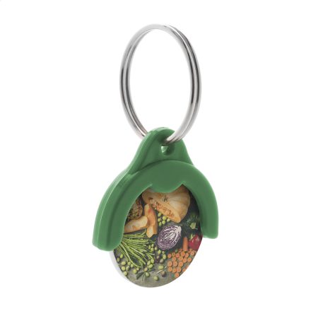 Token kulcstartós bevásárlókocsi érme