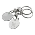 Eurocoin kulcstartós bevásárlókocsi érme