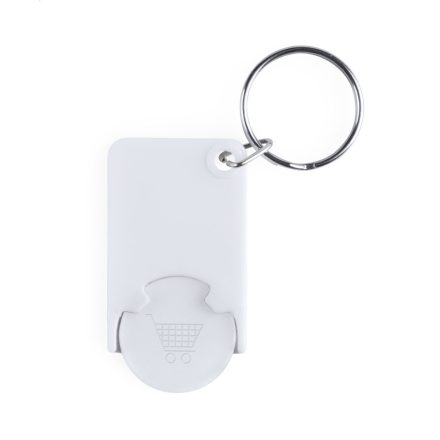 Trolex kulcstartós bevásárlókocsi érme