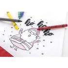 Julfar Hat színezhető Mikulássapka