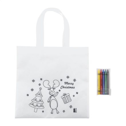 Julfar Shop színezhető karácsonyi táska