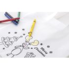 Julfar Shop színezhető karácsonyi táska