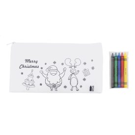 Julfar Draw színezhető karácsonyi tolltartó