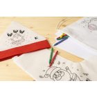 Julfar Gift színezhető karácsonyi zokni