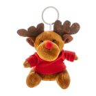 Julren plüss karácsonyi rénszarvas kulcstartó