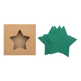 Vagnes RPET karácsonyi poháralátét szett