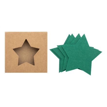 Vagnes RPET karácsonyi poháralátét szett