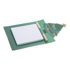 Julliste karácsonyi mágneses jegyzettömb, karácsonyfa