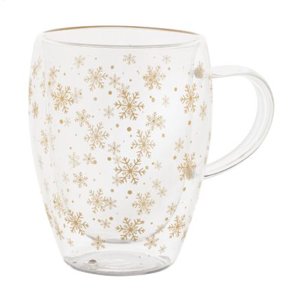 Snostro karácsonyi üveg thermo bögre