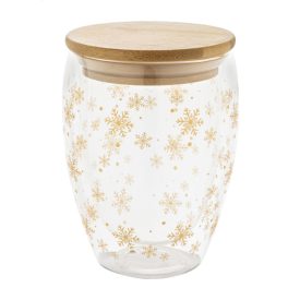 Bostro karácsonyi üveg thermo pohár