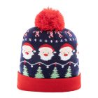 Norrsken karácsonyi LED-es téli sapka, Mikulás