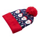 Norrsken karácsonyi LED-es téli sapka, Mikulás