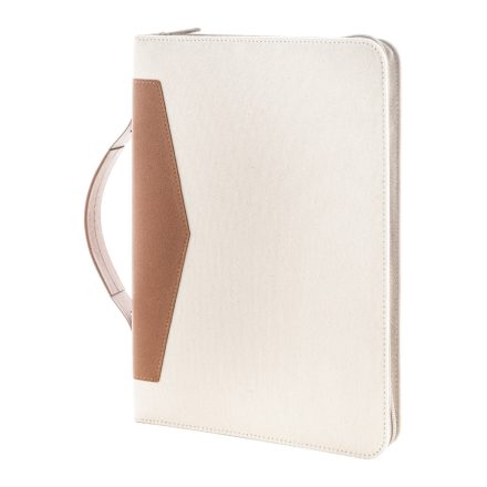 Carbasa Zip újrahasznosított vászon iratmappa