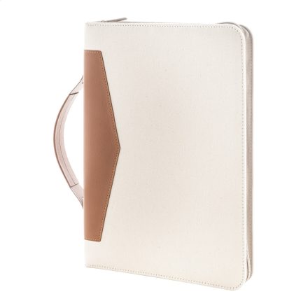 Carbasa Zip újrahasznosított vászon iratmappa