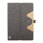 Chatom RPET vezeték nélküli töltős jegyzetfüzet