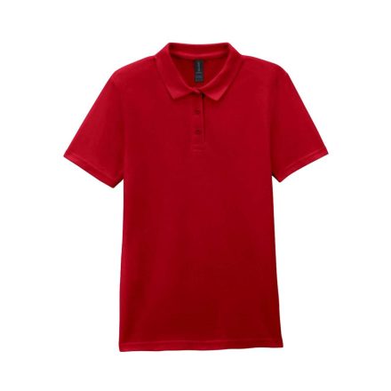 Gildan GIL64800-B3 SOFTSTYLE® LADIES' DOUBLE PIQUÉ POLO WITH 3 COLOUR-MATCHED BUTTONS XL