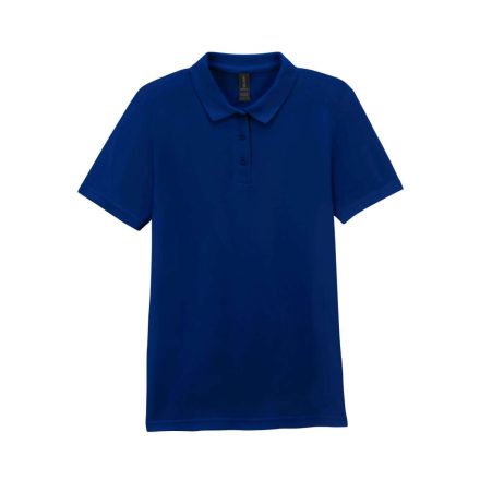 Gildan GIL64800-B3 SOFTSTYLE® LADIES' DOUBLE PIQUÉ POLO WITH 3 COLOUR-MATCHED BUTTONS L