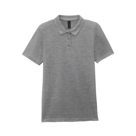 Gildan GIL64800-B3 SOFTSTYLE® LADIES' DOUBLE PIQUÉ POLO WITH 3 COLOUR-MATCHED BUTTONS 2XL