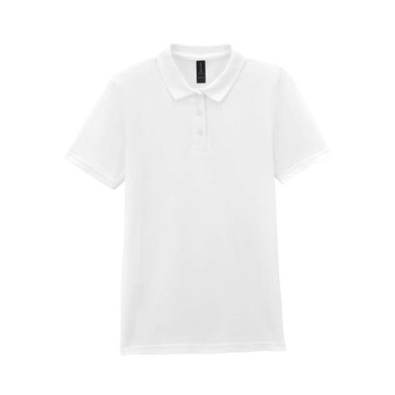 Gildan GIL64800-B3 SOFTSTYLE® LADIES' DOUBLE PIQUÉ POLO WITH 3 COLOUR-MATCHED BUTTONS XL