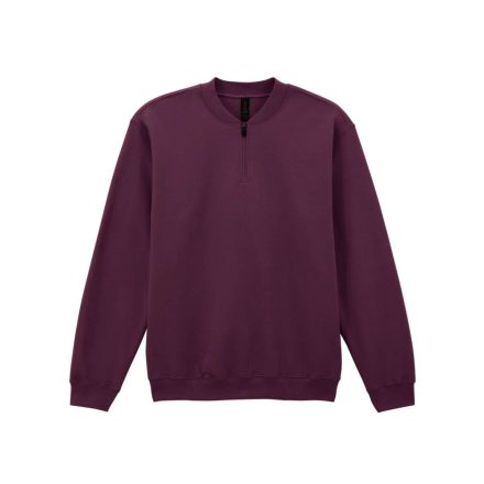 Gildan GISF008 SOFTSTYLE™ MIDWEIGHT FELNŐTT 1/4 CIPZÁRAS PULÓVER 2XL
