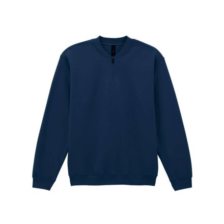 Gildan GISF008 SOFTSTYLE™ MIDWEIGHT FELNŐTT 1/4 CIPZÁRAS PULÓVER S