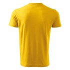 V-neck póló unisex sárga M