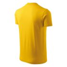 V-neck póló unisex sárga XL