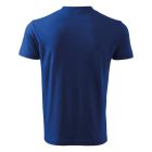 V-neck póló unisex királykék S