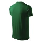 V-neck póló unisex üvegzöld M