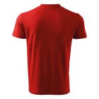 V-neck póló unisex piros 3XL