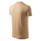 V-neck póló unisex homok XL