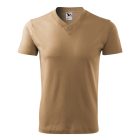 V-neck póló unisex homok 2XL
