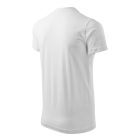 Heavy V-neck póló unisex fehér S