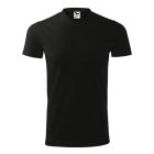 Heavy V-neck póló unisex fekete 3XL