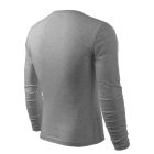 Fit-T LS póló férfi sötétszürke melírozott 2XL