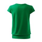 City póló női fűzöld M
