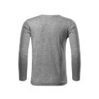 Fit-T LS póló gyerek sötétszürke melírozott 158 cm/12 éves