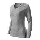 Elegance póló női sötétszürke melírozott 2XL