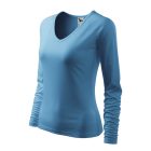 Elegance póló női azúrkék XS