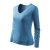 Elegance póló női azúrkék XS