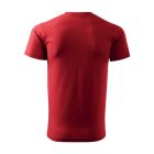 Basic póló férfi piros 3XL