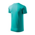 Basic póló férfi smaragdzöld 4XL