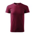 Basic póló férfi garnet M