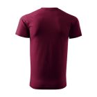 Basic póló férfi garnet M